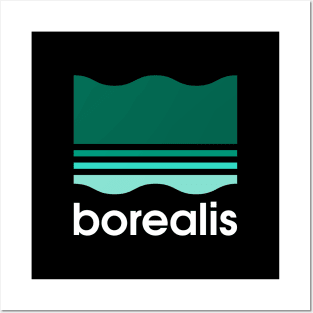 aurora borealis - 3 stripes - sports vibe Posters and Art